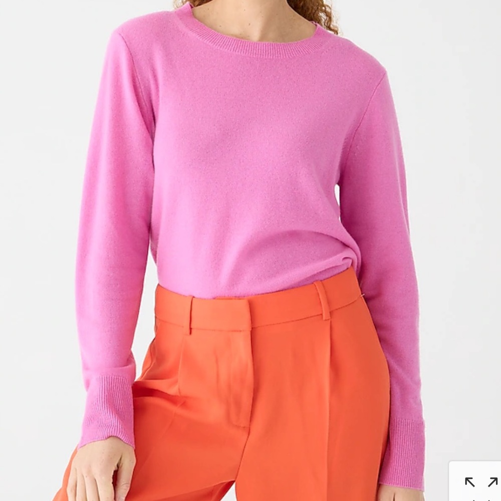 JCrew Cashmere Classic Fit Crewneck Sweater